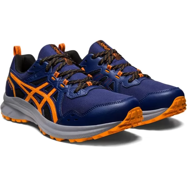 imageASICS Mens Trail Scout 3 ShoesDeep OceanBright Orange