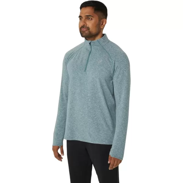 imageASICS Mens Train SANA 12 Zip Training ApparelFoggy Teal Heather