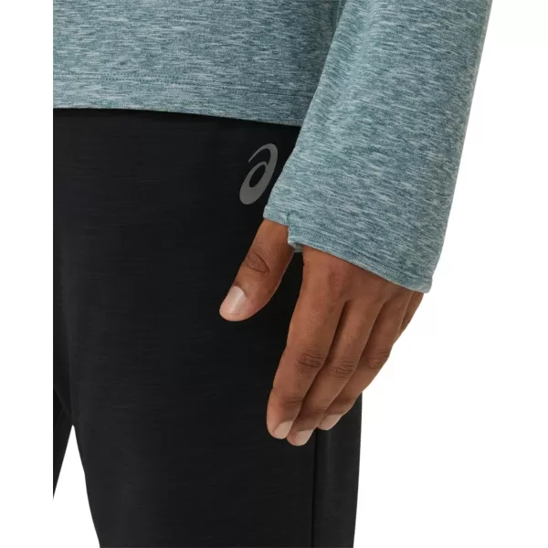 imageASICS Mens Train SANA 12 Zip Training ApparelFoggy Teal Heather