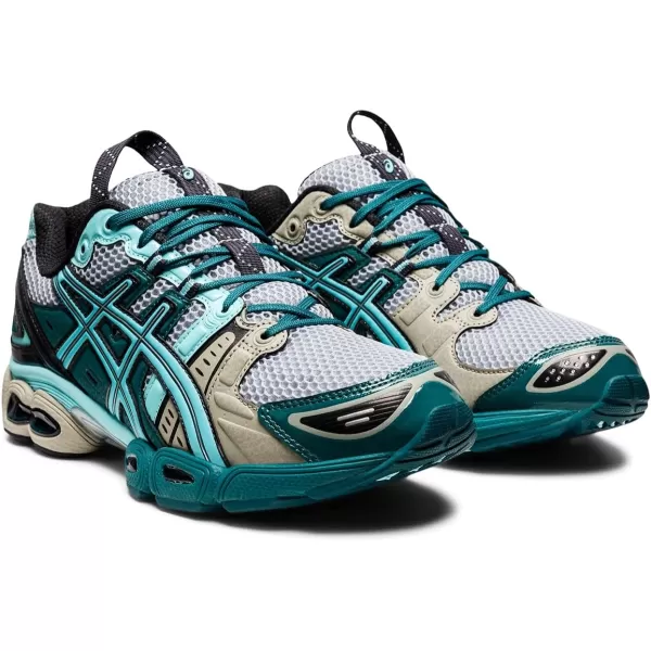 imageASICS Mens UB3S GelNimbus 9 ShoesPiedmont GreyAruba Blue