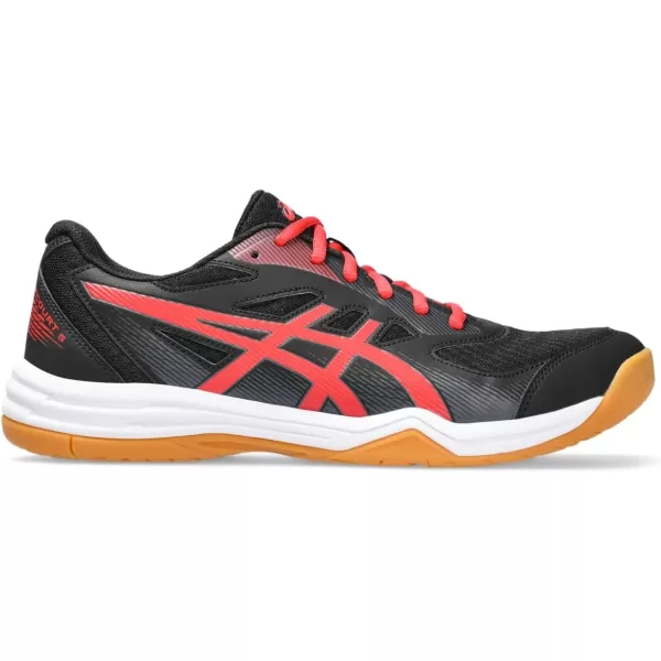 imageASICS Mens Upcourt 5 Volleyball ShoesBlackClassic Red