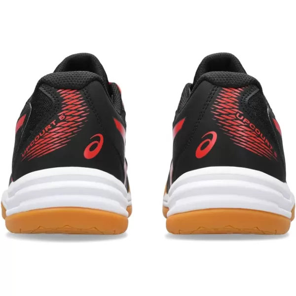 imageASICS Mens Upcourt 5 Volleyball ShoesBlackClassic Red