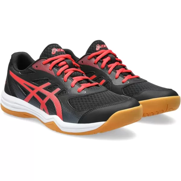 imageASICS Mens Upcourt 5 Volleyball ShoesBlackClassic Red