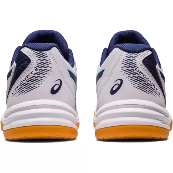 imageASICS Mens Upcourt 5 Volleyball ShoesWhiteIndigo Blue