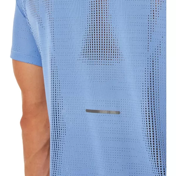 imageASICS Mens Ventilate ACTIBREEZE Short Sleeve TOP Running ApparelBlue Harmony