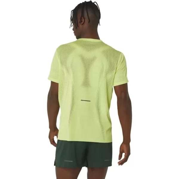 imageASICS Mens Ventilate ACTIBREEZE Short Sleeve TOP Running ApparelGlow Yellow