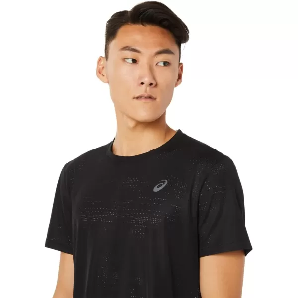 imageASICS Mens Ventilate ACTIBREEZE Short Sleeve TOP Running ApparelPerformance Black