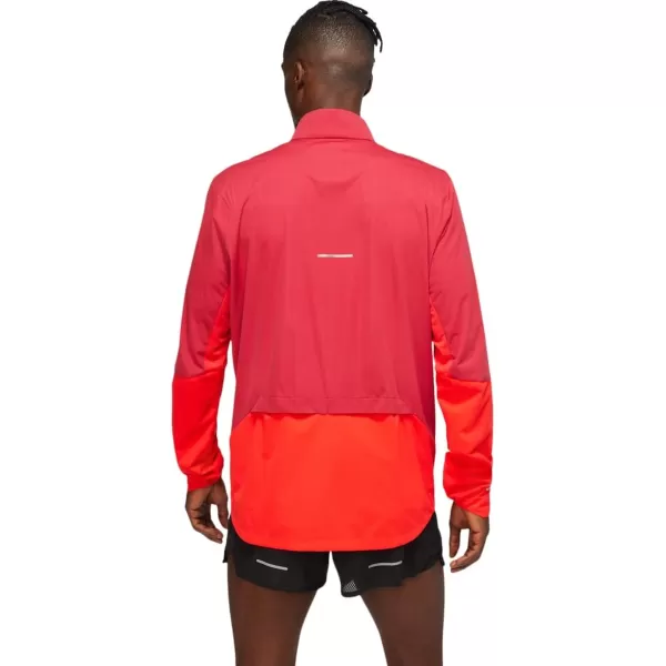 imageASICS Mens Ventilate Jacket Running ApparelBurgundyElectric Red
