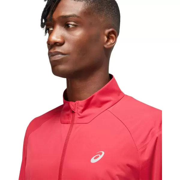 imageASICS Mens Ventilate Jacket Running ApparelBurgundyElectric Red