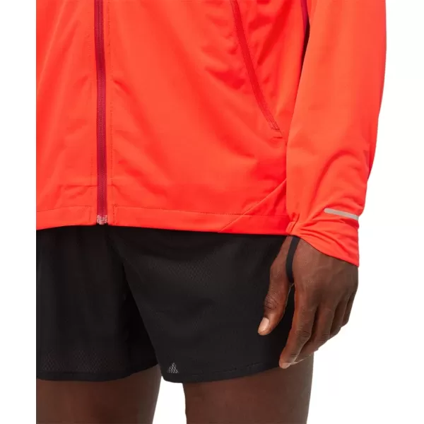 imageASICS Mens Ventilate Jacket Running ApparelBurgundyElectric Red