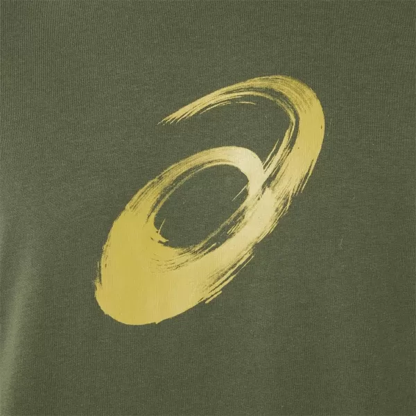 imageASICS Mens XG Paintbrush Short Sleeve TEE Training ApparelOlive Canvas