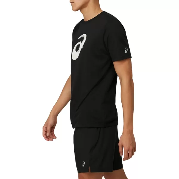 imageASICS Mens XG Paintbrush Short Sleeve TEE Training ApparelPerformance Black