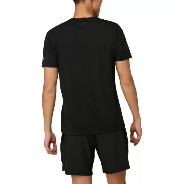 imageASICS Mens XG Paintbrush Short Sleeve TEE Training ApparelPerformance Black