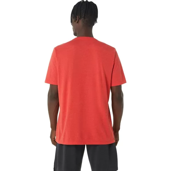 imageASICS Unisex GRAPHIC TEEClassic Red Heather
