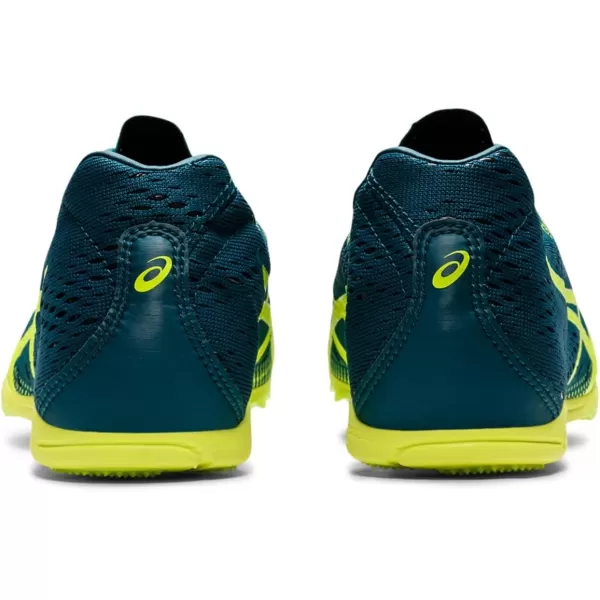 imageASICS Unisex Gun Lap 2 Track  Field ShoesVelvet PineSafety Yellow