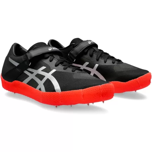 imageASICS Unisex HIGH Jump PRO 3 L Track  Field ShoeBlackPure Silver