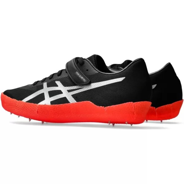 imageASICS Unisex HIGH Jump PRO 3 L Track  Field ShoeBlackPure Silver