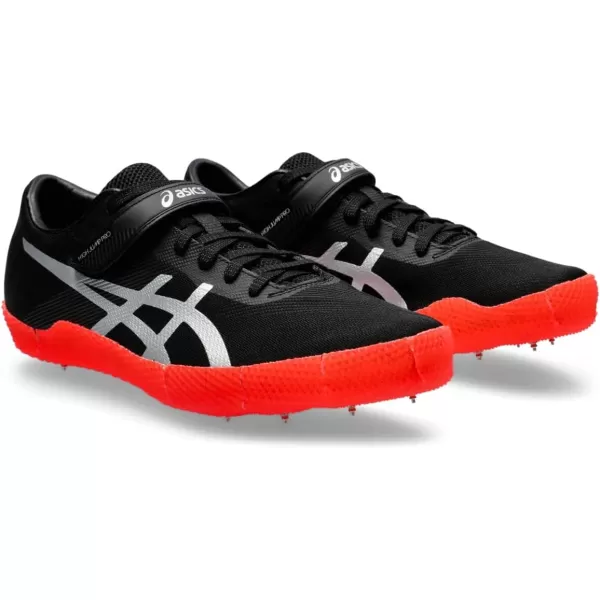 imageASICS Unisex HIGH Jump PRO 3 R Track  Field ShoeBlackPure Silver