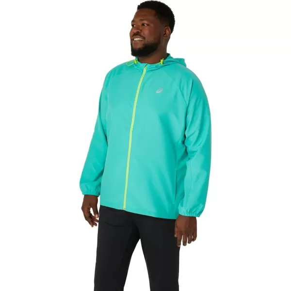 imageASICS Unisex PR LYTE PACKABLE JACKET RUNNING ApparelAurora GreenLime Zest