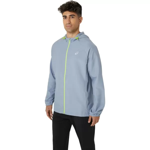 imageASICS Unisex PR LYTE PACKABLE JACKET RUNNING ApparelLight NavyLime Zest