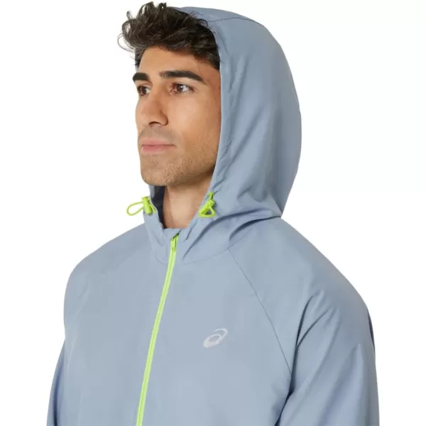 imageASICS Unisex PR LYTE PACKABLE JACKET RUNNING ApparelLight NavyLime Zest