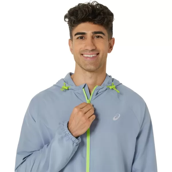 imageASICS Unisex PR LYTE PACKABLE JACKET RUNNING ApparelLight NavyLime Zest