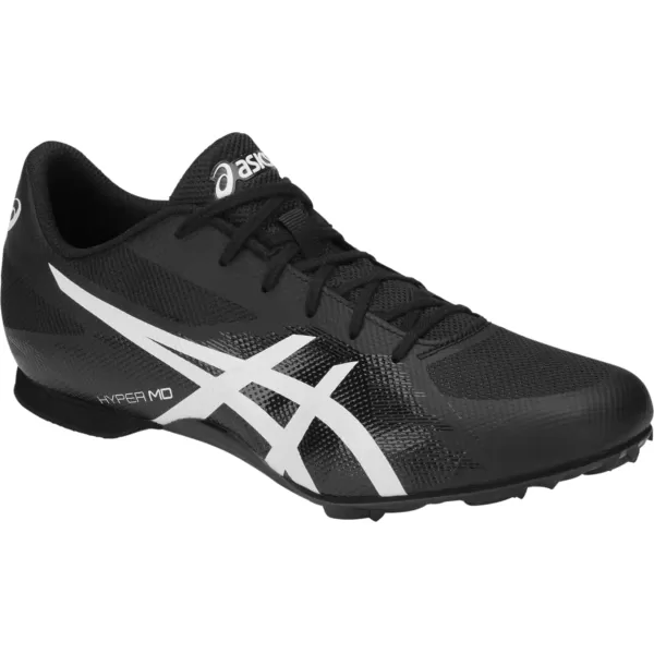 imageASICS Unisexs Hyper MD 7 Track  Field ShoesBlackWhite