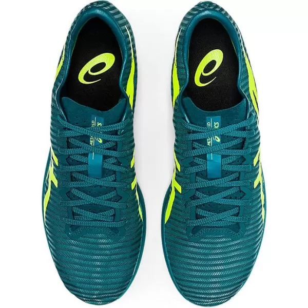 imageASICS Unisexs METASPEED LD Track  Field ShoesVelvet PineSafety Yellow