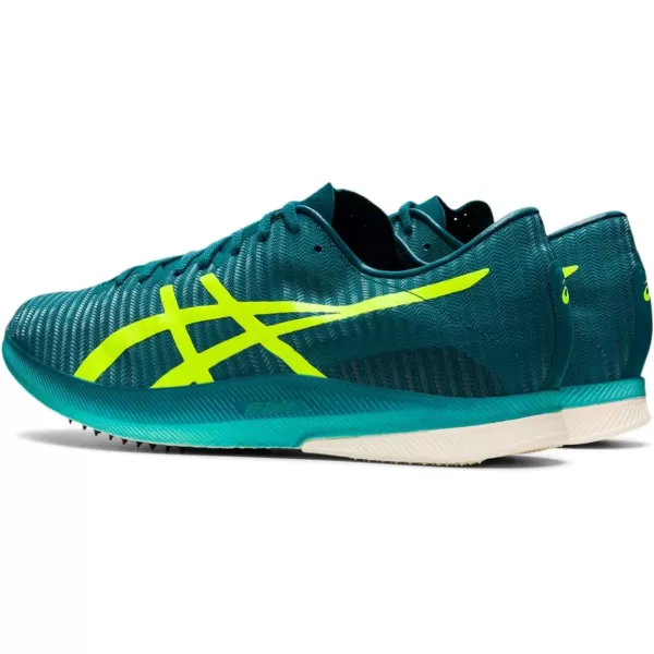 imageASICS Unisexs METASPEED LD Track  Field ShoesVelvet PineSafety Yellow