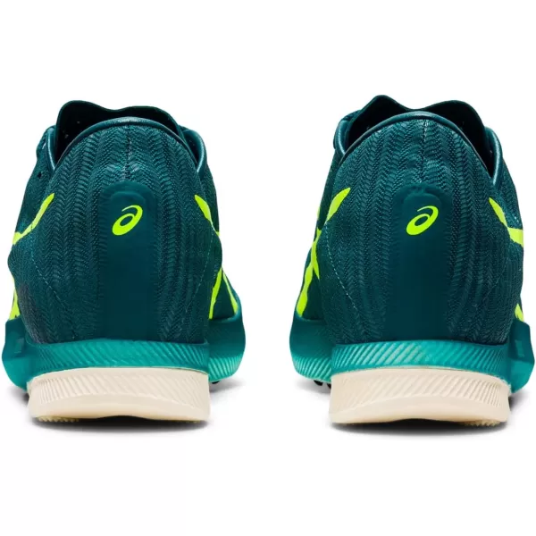 imageASICS Unisexs METASPEED LD Track  Field ShoesVelvet PineSafety Yellow