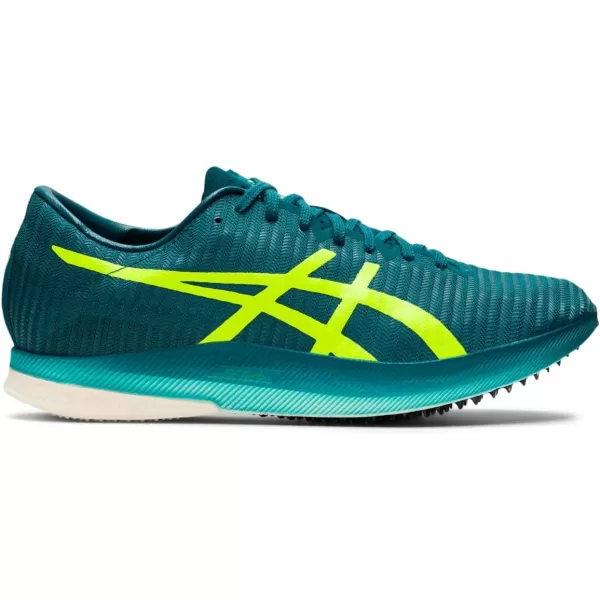 imageASICS Unisexs METASPEED LD Track  Field ShoesVelvet PineSafety Yellow