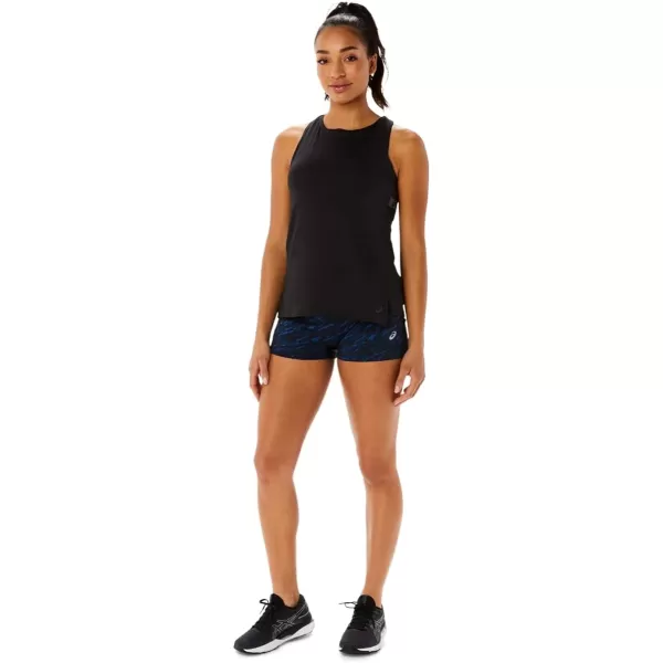 imageASICS Womens 2IN Train Short Training ApparelNight ShadeLake Drive Print