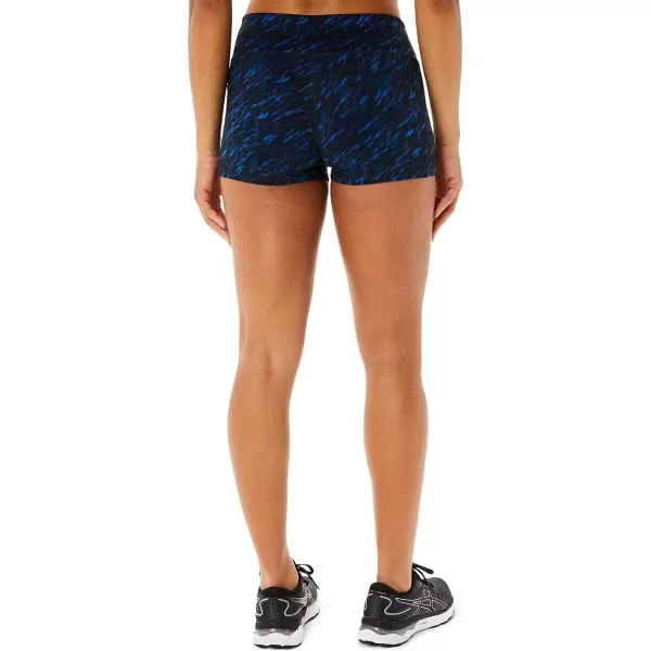 imageASICS Womens 2IN Train Short Training ApparelNight ShadeLake Drive Print