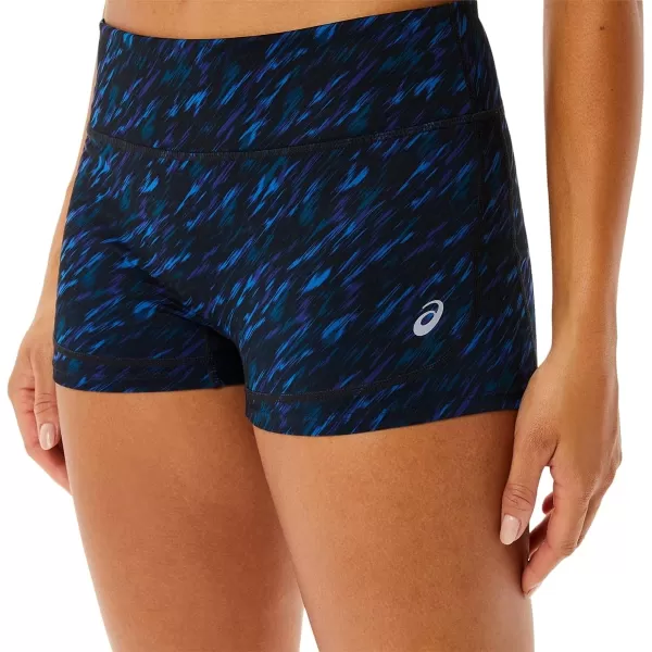 imageASICS Womens 2IN Train Short Training ApparelNight ShadeLake Drive Print