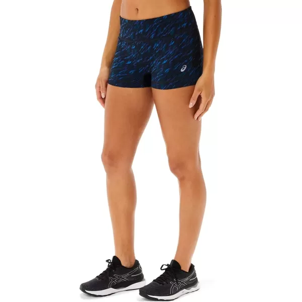 imageASICS Womens 2IN Train Short Training ApparelNight ShadeLake Drive Print