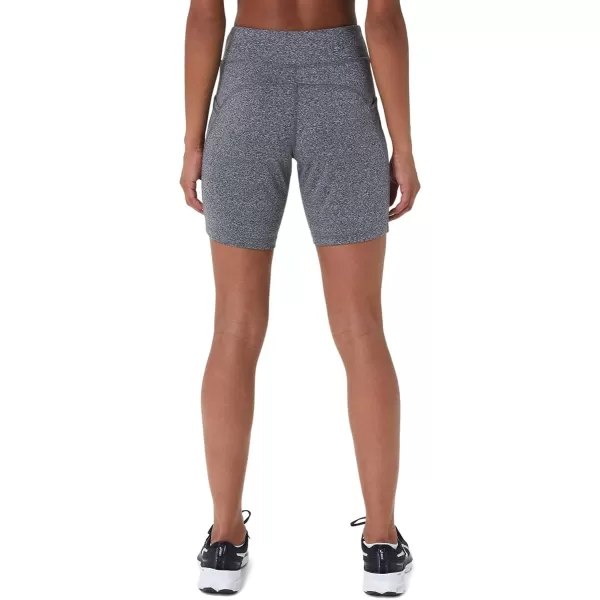 imageASICS Womens 7 Knit Short Training ApparelMid Grey Heather