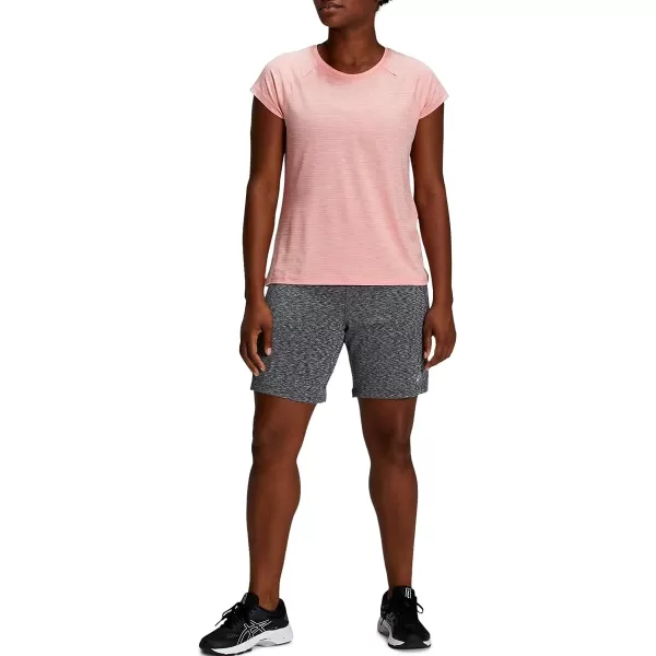 imageASICS Womens 7 Knit Short Training ApparelMid Grey Heather