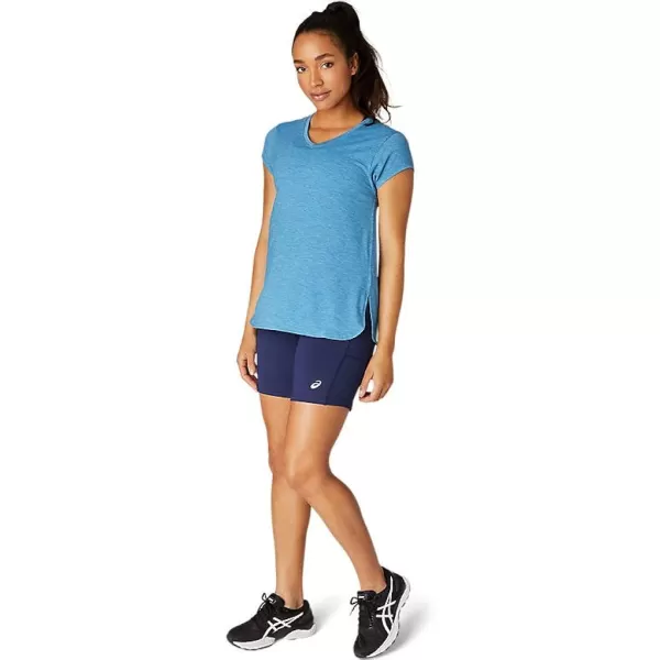 imageASICS Womens 7 Knit Short Training ApparelPeacoat