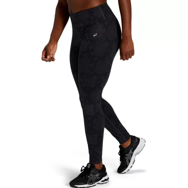 imageASICS Womens 78 Tights Running ApparelGraphite GreyPerf Black Linear Eclipse