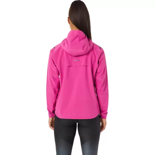 imageASICS Womens ACCELERATE WATERPROOF 20 JACKET ApparelFuchsia Red