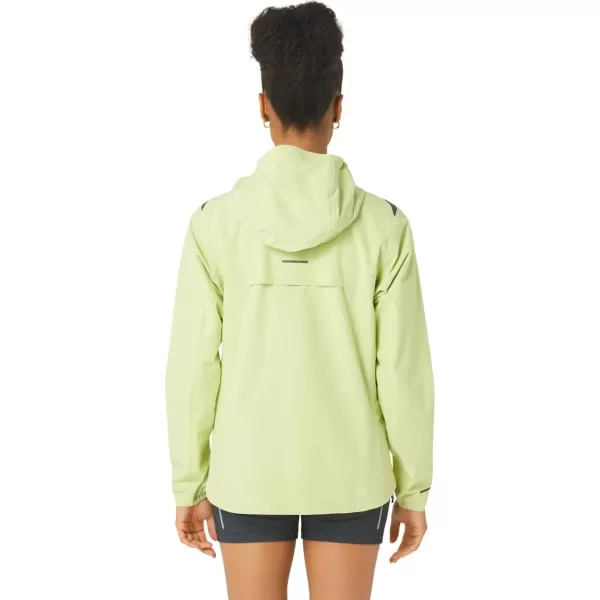 imageASICS Womens ACCELERATE WATERPROOF 20 JACKET ApparelGlow Yellow