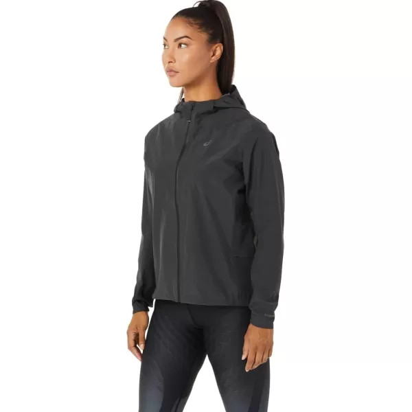 imageASICS Womens ACCELERATE WATERPROOF 20 JACKET ApparelGraphite Grey
