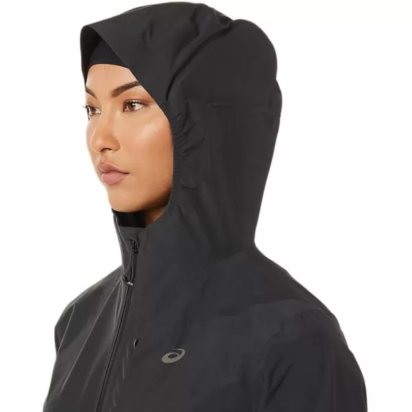 imageASICS Womens ACCELERATE WATERPROOF 20 JACKET ApparelGraphite Grey