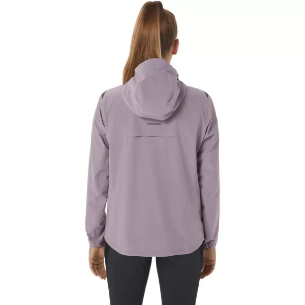 imageASICS Womens ACCELERATE WATERPROOF 20 JACKET ApparelViolet Quartz