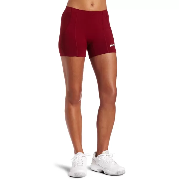 imageASICS Womens Baseline Volleyball Short Volleyball ClothesCardinal