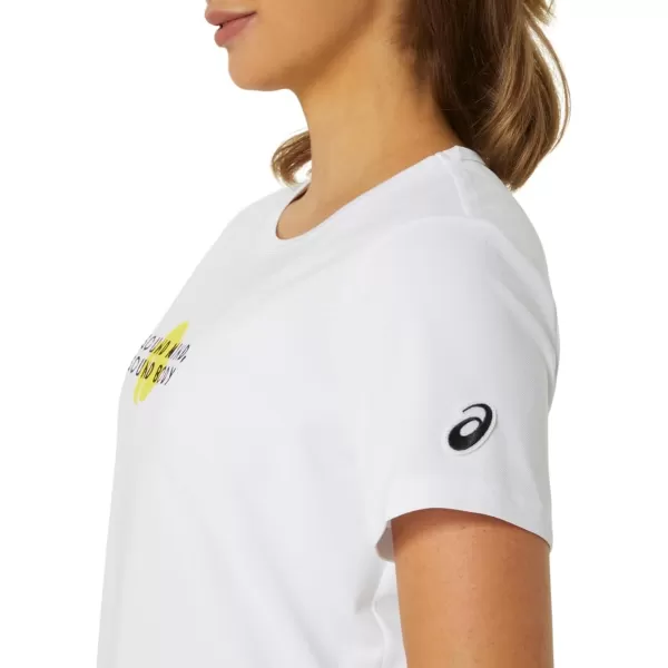 imageASICS Womens Classic Graphic TEE ApparelBrilliant White