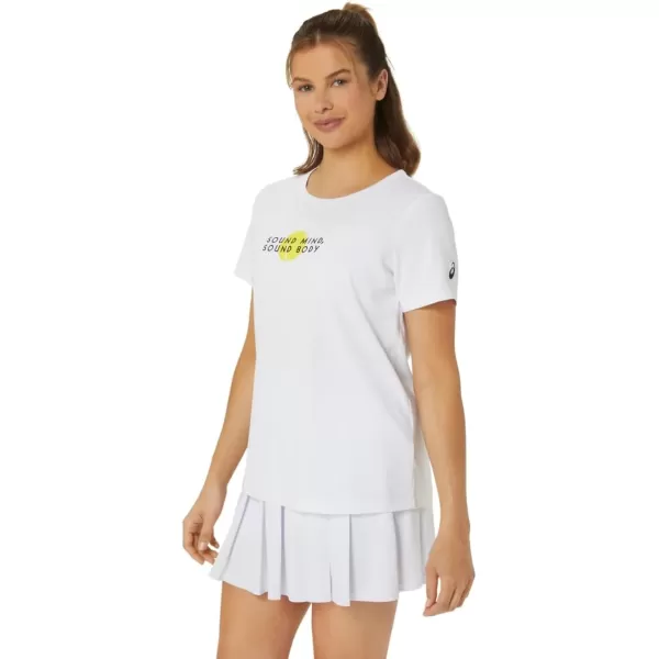 imageASICS Womens Classic Graphic TEE ApparelBrilliant White