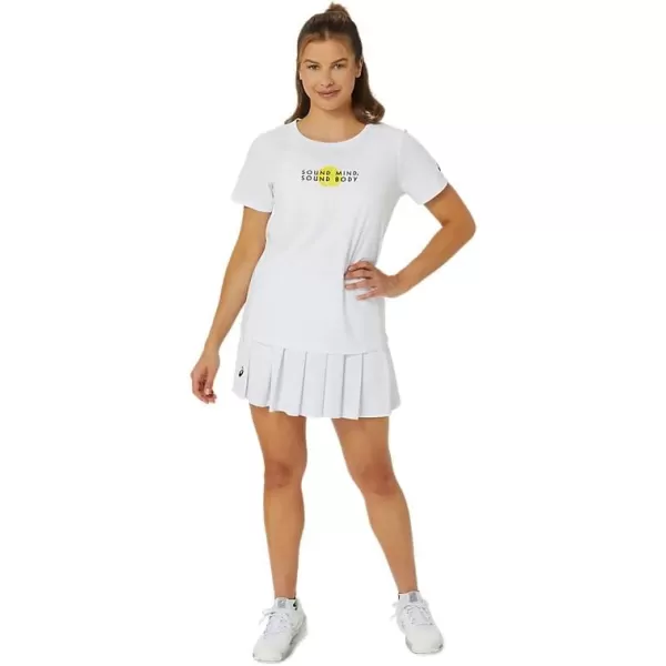 imageASICS Womens Classic Graphic TEE ApparelBrilliant White