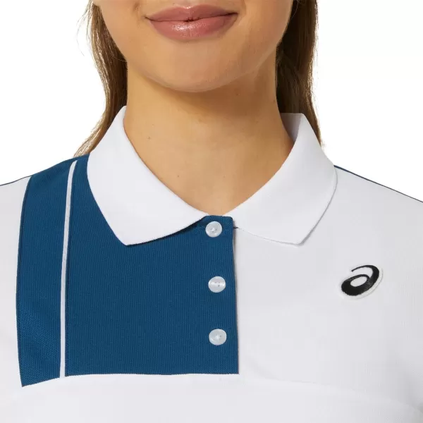 imageASICS Womens Classic Polo Shirt ApparelBrilliant White