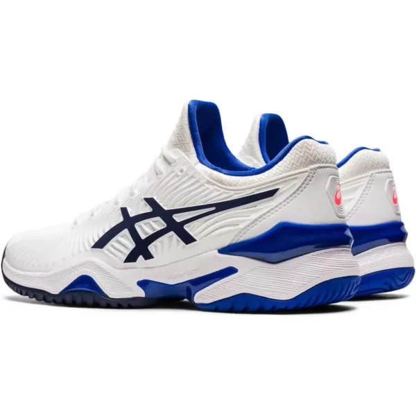 imageASICS Womens Court FlyteFoam 2 Tennis Shoes 5 Laser PinkWhite5 WhiteLapis Lazuli Blue